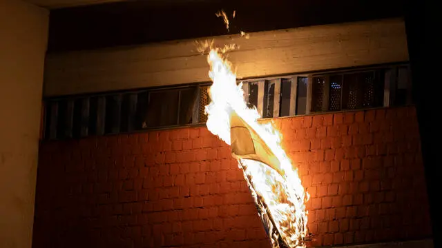 Protesta nel carcere di Sollicciano, appiccate le fiamme in due sezioni. Probabile causa il suicidio di un 20enne. Firenze, 5 Luglio 2024 ANSA/CLAUDIO GIOVANNINI