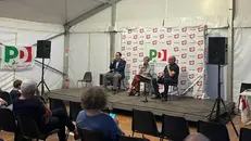 Fedrico Manzoni, Laura Castelletti e Thomas Bendinelli alla Festa del Pd