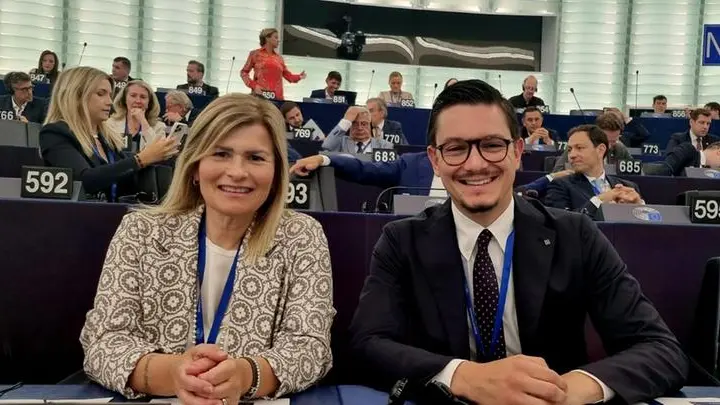 Mariateresa Vivaldini e Paolo Inselvini, europarlamentari bresciani