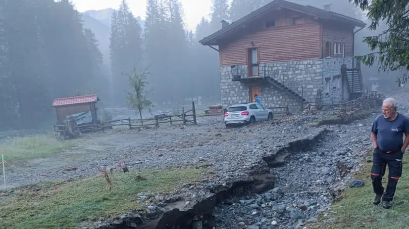 Esondati gli affluenti del Caffaro alla piana del Gaver