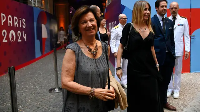 Il ministro della Famiglia, Eugenia Roccella, durante la celebrazione della festa nazionale francese presso l Ambasciata di Francia in Italia a Palazzo Farnese, Roma, 12 luglio 2024. ANSA/RICCARDO ANTIMIANI