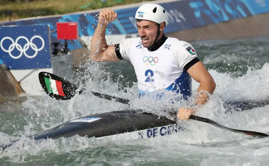 Giovanni De Gennaro con la medaglia d'oro