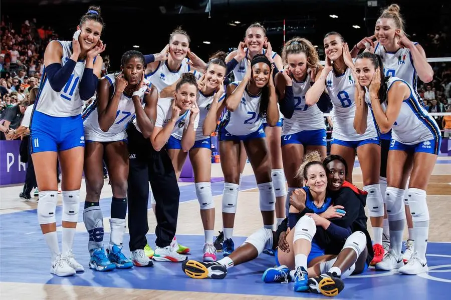 Per l'Italvolley femminile arrivano i quarti