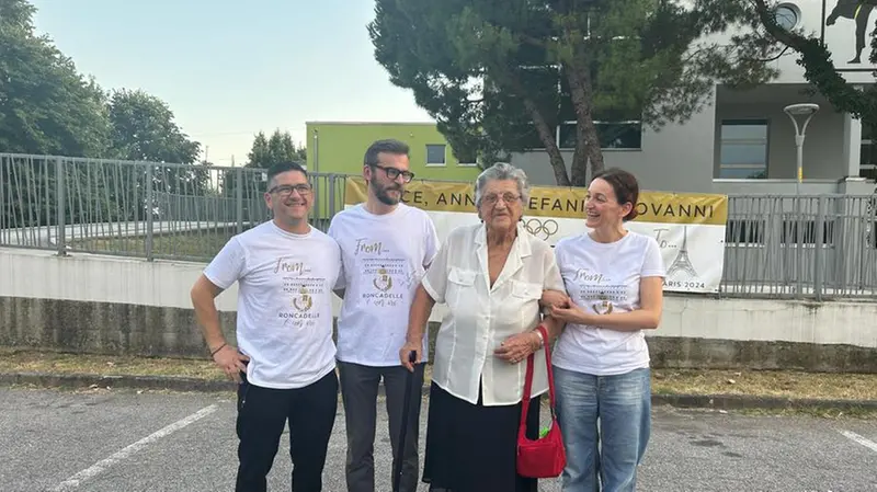 La nonna Jole a Roncadelle - © www.giornaledibrescia.it