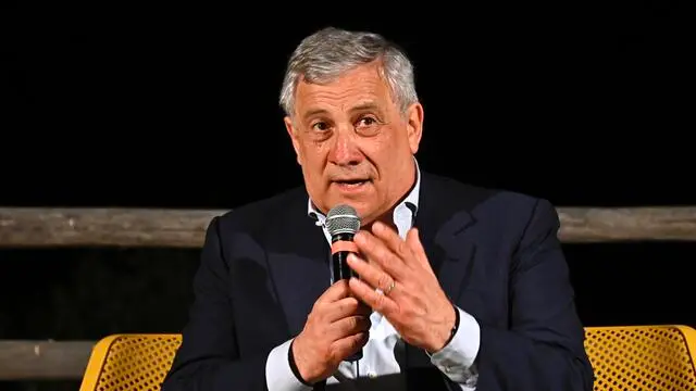 Villa Mussio, Venturina Terme - Livorno. Tajani, intervista con Stefano Zurlo "Campiglia Marittina Estate 2024" ANSA/Novi