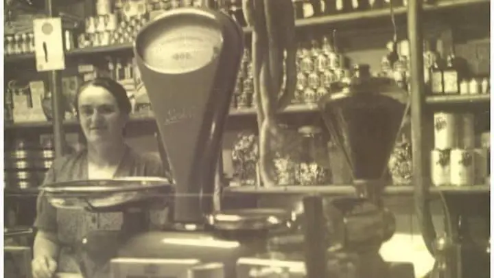 Una foto del Tabachì de Moradel di decenni fa