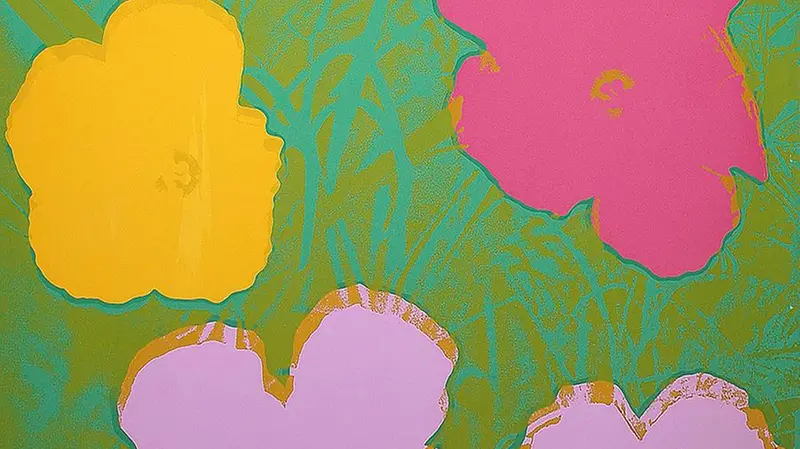 La serigrafia dei «Flowers» di Any Warhol