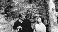 epa10173408 (FILE) - Prince Philip, Duke of Edinburgh, and his wife Queen Elizabeth II in the garden of Balmoral Castle in Scotland, Britain, 30 October 1972, shortly before their 25th wedding anniversary. Britain's Queen Elizabeth II died at her Scottish estate on 08 September 2022. The 96-year-old Queen was the longest-reigning monarch in British history. EPA/STR EDITORIAL USE ONLY/NO SALES/NO ARCHIVES