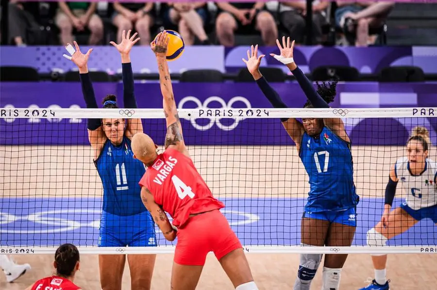 Parigi 2024, l'Italvolley batte la Turchia 3-0