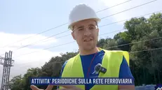 Mattia Alberti di Ingegneria Italia in un video per Rfi