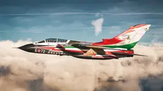 Il cacciabombardiere Tornado Ids del Sesto Stormo di Ghedi ridipinto in occasione dei 50 anni dal primo volo del prototipo - © www.giornaledibrescia.it