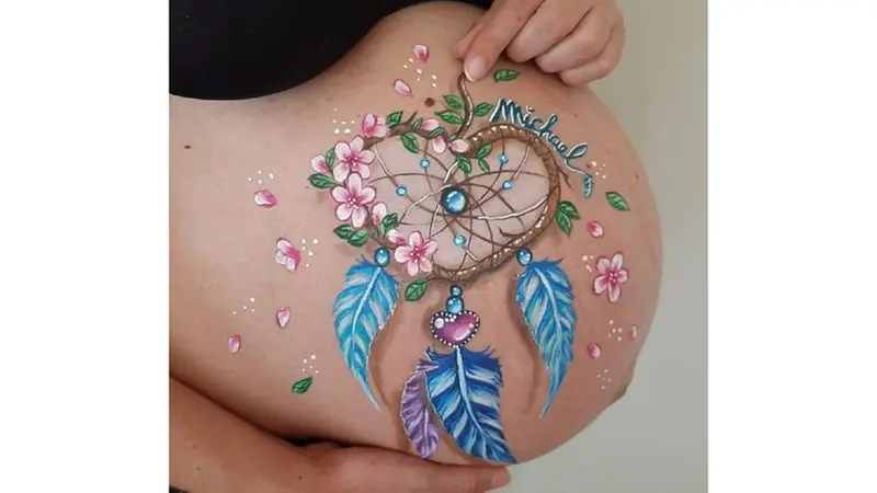 Il bellypainting di Alessia Zuliani