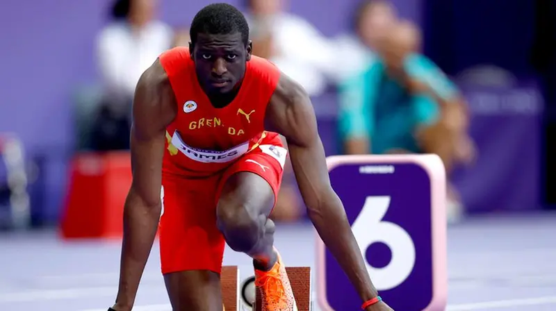 Il quattrocentista Kirani James a Parigi - Foto Epa/Yoan Valat © www.giornaledibrescia.it