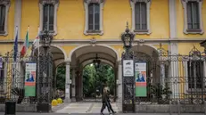 Veduta esterna del Pio Albergo Trivulzio la domenica pomeriggio - Milano Maggio 2021 Ansa/Matteo Corner