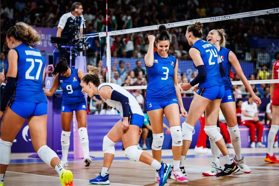 Olimpiadi di Parigi, l'Italia batte la Serbia 3-0