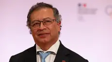 epa11496628 Colombian president Gustavo Petro arrives to attend the Sport for Sustainable Development Summit ahead of the Paris Olympic games, at the Carroussel du Louvre in Paris, France, 25 July 2024. The Summit aims to mobilize the public and private sectors around the values of sport and financing for development, and to support the Paris Agreement on Sport and Sustainable Development, which consists of 10 commitments. EPA/ANDRE PAIN