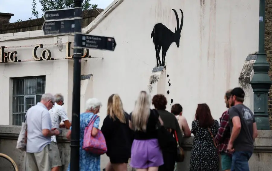 Gli animali di Banksy spuntati a Londra negli ultimi giorni