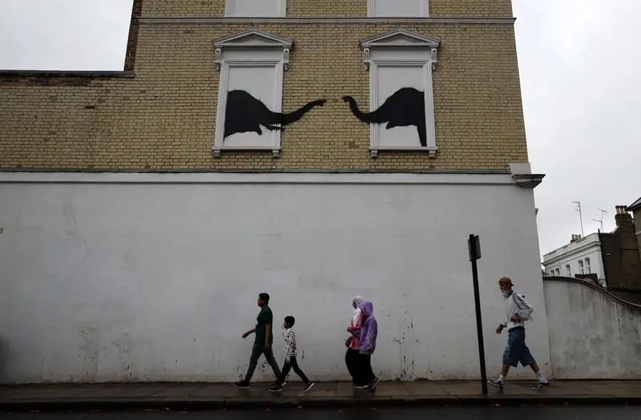 Gli animali di Banksy spuntati a Londra negli ultimi giorni