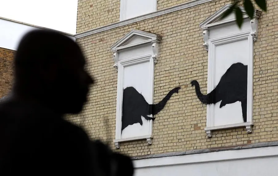 Gli animali di Banksy spuntati a Londra negli ultimi giorni