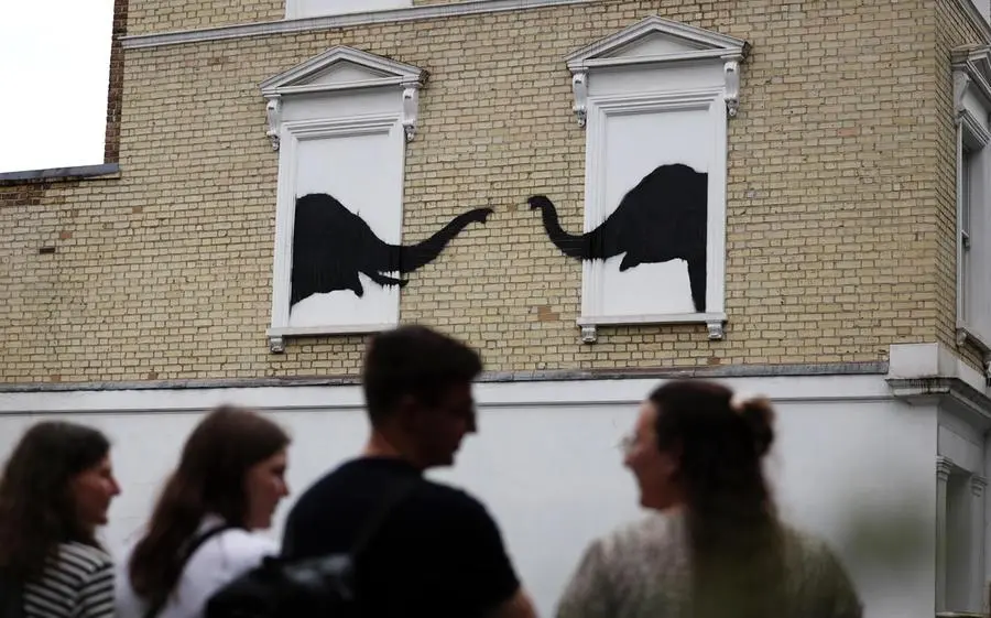 Gli animali di Banksy spuntati a Londra negli ultimi giorni