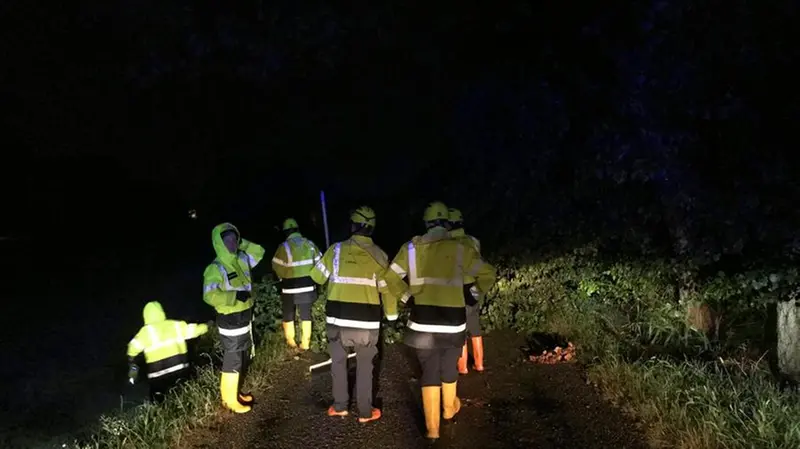 La Protezione civile al lavoro a Carpenedolo per il maltempo