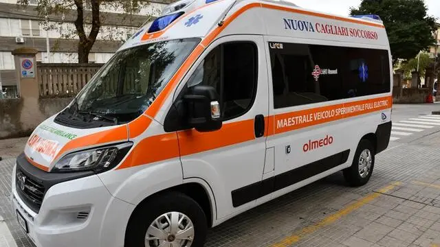 Ambulanza full electric a Sassari