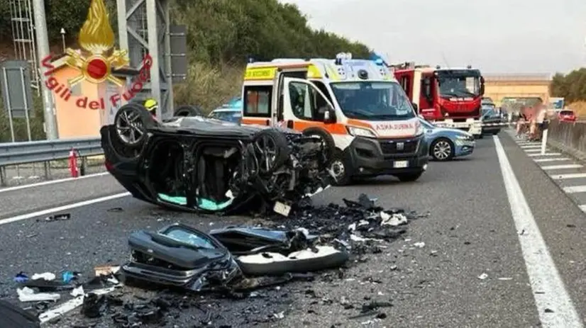Lo schianto in Corda Molle, le foto dei Vigili del fuoco