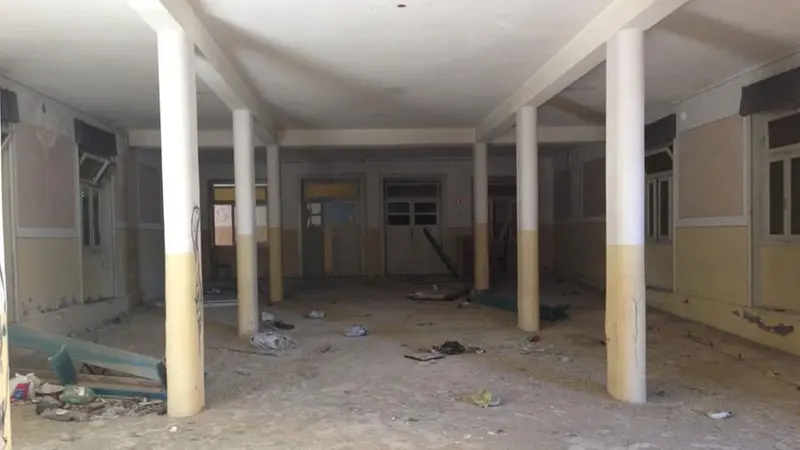 L'interno della colonia ne rappresenta il decadimento © www.giornaledibrescia.it