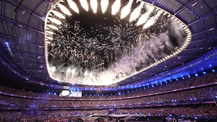 La cerimonia di chiusura delle Olimpiadi di Parigi - Foto Ansa © www.giornaledibrescia.it