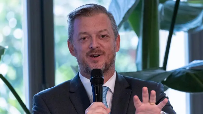 Andrew Parsons è il presidente del Comitato Paralimpico Internazionale - Foto Epa/Andre Pain © www.giornaledibrescia.it