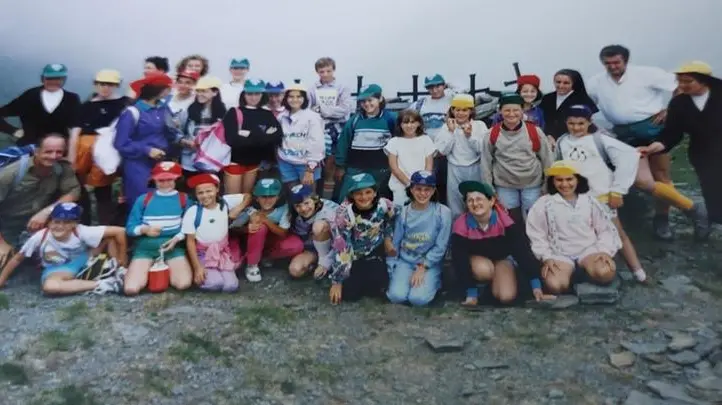 Bambini in gita in Valtrompia negli anni Ottanta © www.giornaledibrescia.it