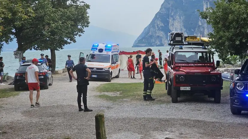 L'intervento a Riva del Garda