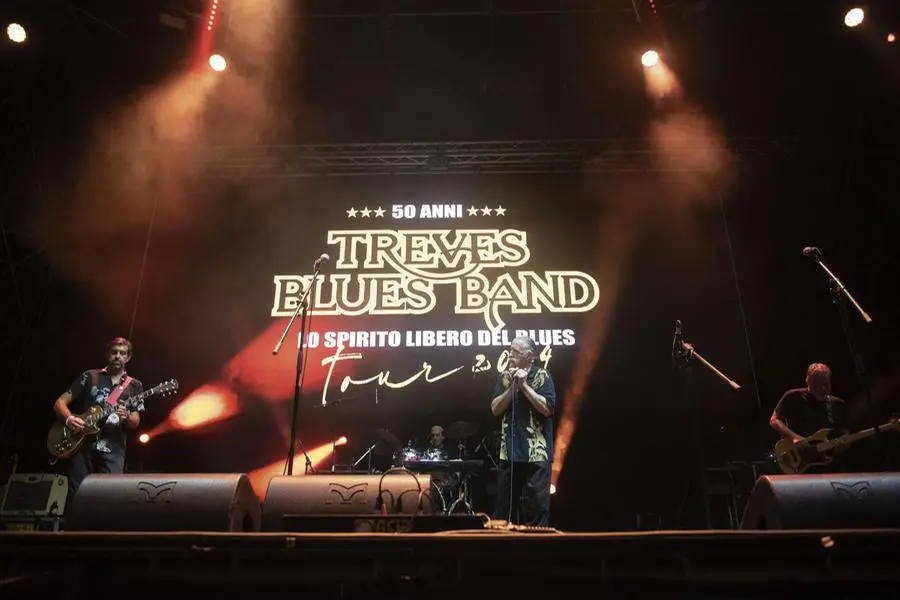 La Treves Blues Band e Lou Marini alla Festa di Radio Onda d'Urto