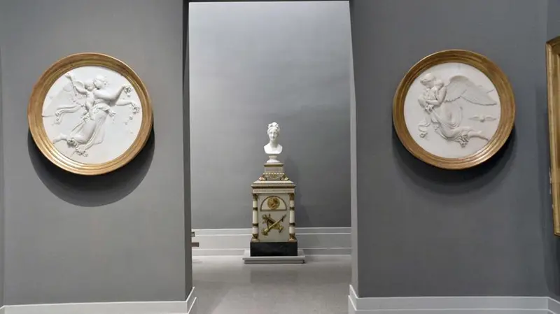 Il busto di Eleonora d'Este di Antonio Canova in Pinacoteca - Foto © www.giornaledibrescia.it