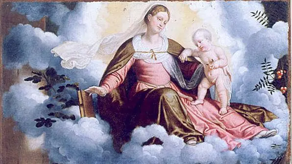 "La Madonna col Bambino in gloria" di Moretto al Diocesano - Foto © www.giornaledibrescia.it