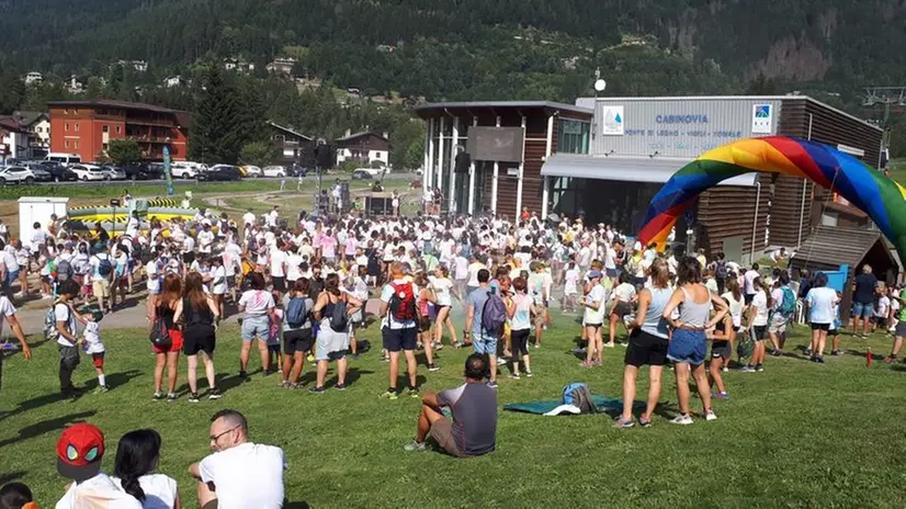 In montagna anche per sfuggire al caldo record di questi giorni - © www.giornaledibrescia.it