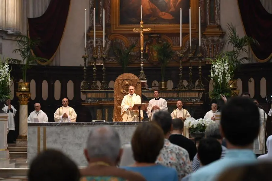 Il Vescovo celebra in duomo del Pontificale dell'Assunta