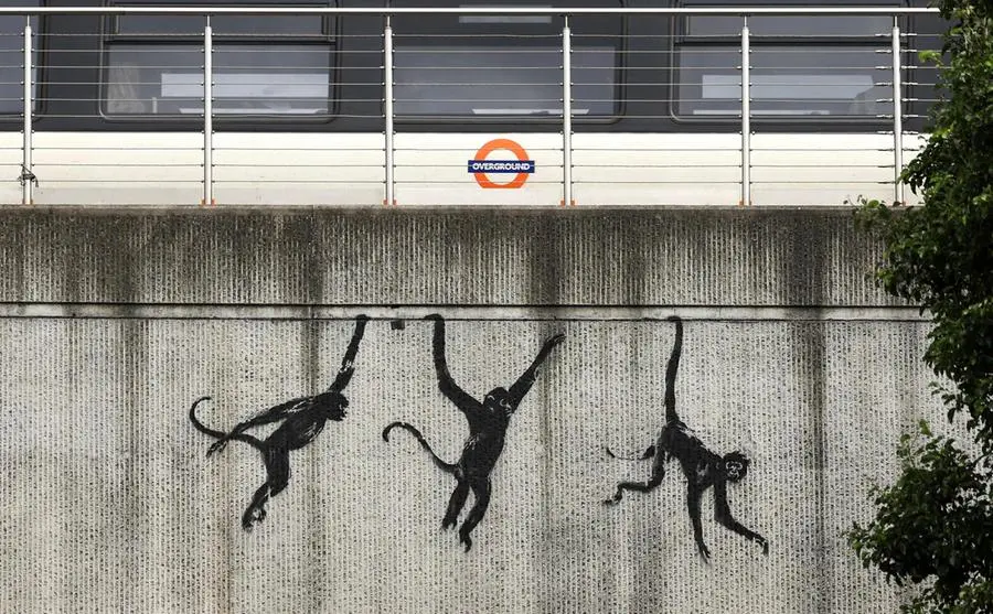 Gli animali di Banksy spuntati a Londra negli ultimi giorni