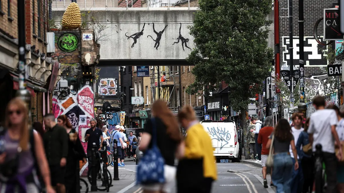 Gli animali di Banksy spuntati a Londra negli ultimi giorni