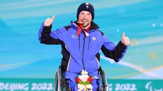 Giuseppe Romele ha vinto il bronzo ai Giochi invernali di Pechino nel 2022