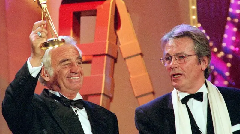 Jean Belmondo e Alain Delon - Ansa © www.giornaledibrescia.it