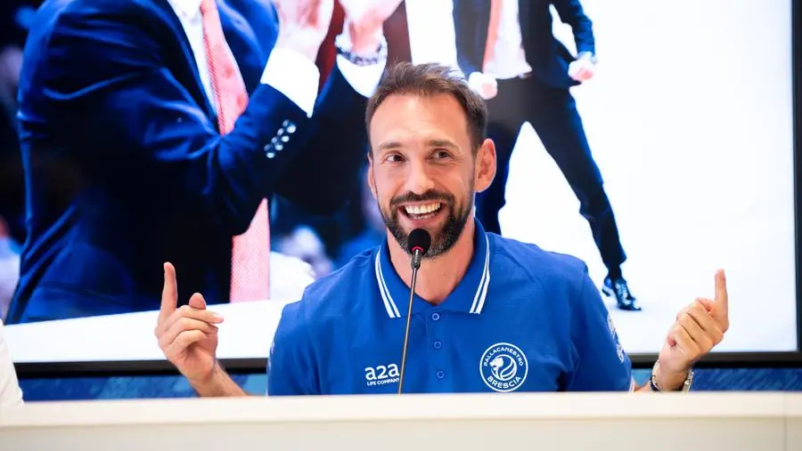 Giuseppe Poeta è alla prima esperienza da head coach - Foto New Reporter Checchi © www.giornaledibrescia.it