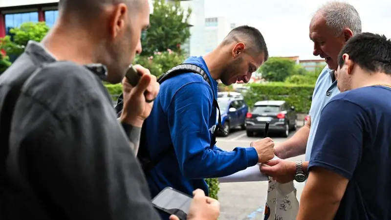 Il montenegrino Ivanovic, nuovo playmaker della Germani - Foto New Reporter Checchi  © www.giornaledibrescia.it