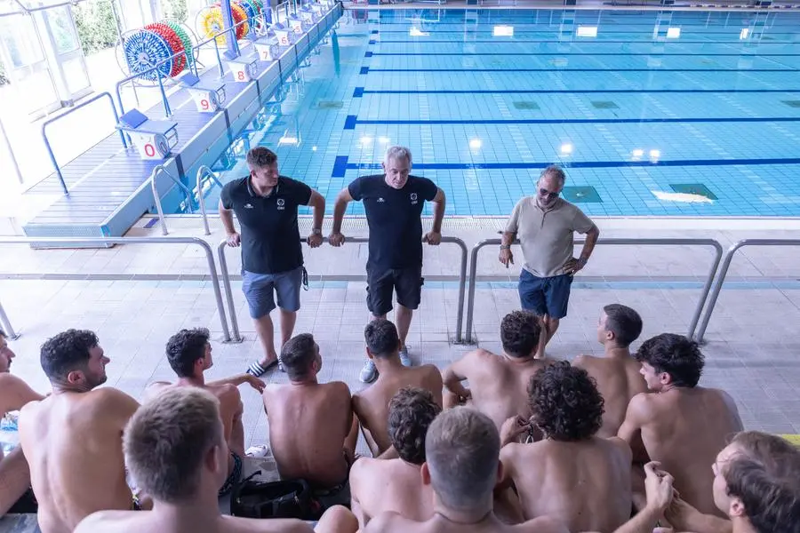 Pallanuoto, primo giorno di lavoro per l'An Brescia