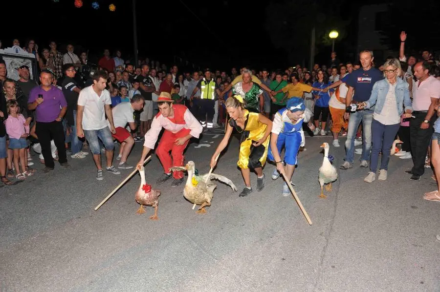 Il palio dell'oca di Polaveno nel 2008 e nel 2012