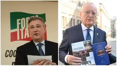 Da sinistra, il senatore Adriano Paroli e il deputato Maurizio Casasco