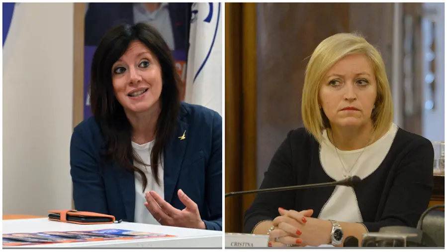 Da sinistra, l'on. Bordonali (Lega) e l'on. Almici (FdI)