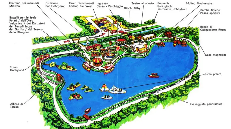 La mappa di Hobbyland - © Collezione privata Marco Bressan