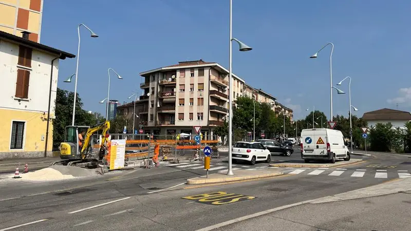 In via Lamarmora lavori di rinnovo della rete gas ed elettrica © www.giornaledibrescia.it