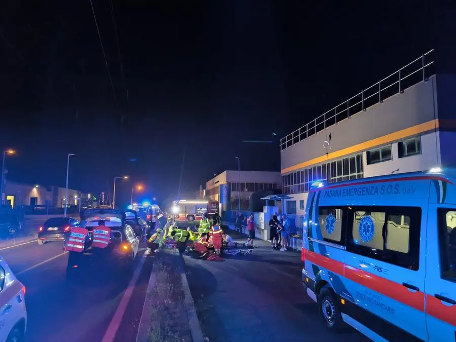 Incidente a Capriolo, quattro i feriti